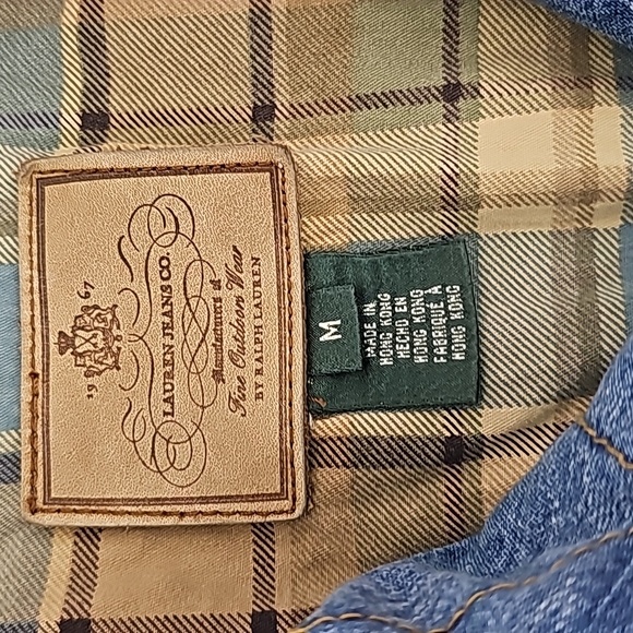 Vintage Ralph Lauren Quilted Denim Chore Coat - Picture 2 of 6